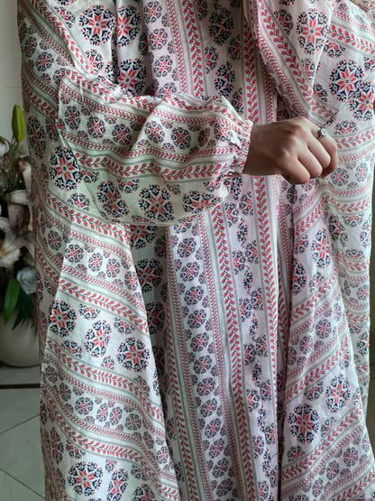 Full Coverage Namaz Chadar with Sleeves + Niqab (Pure Lawn)