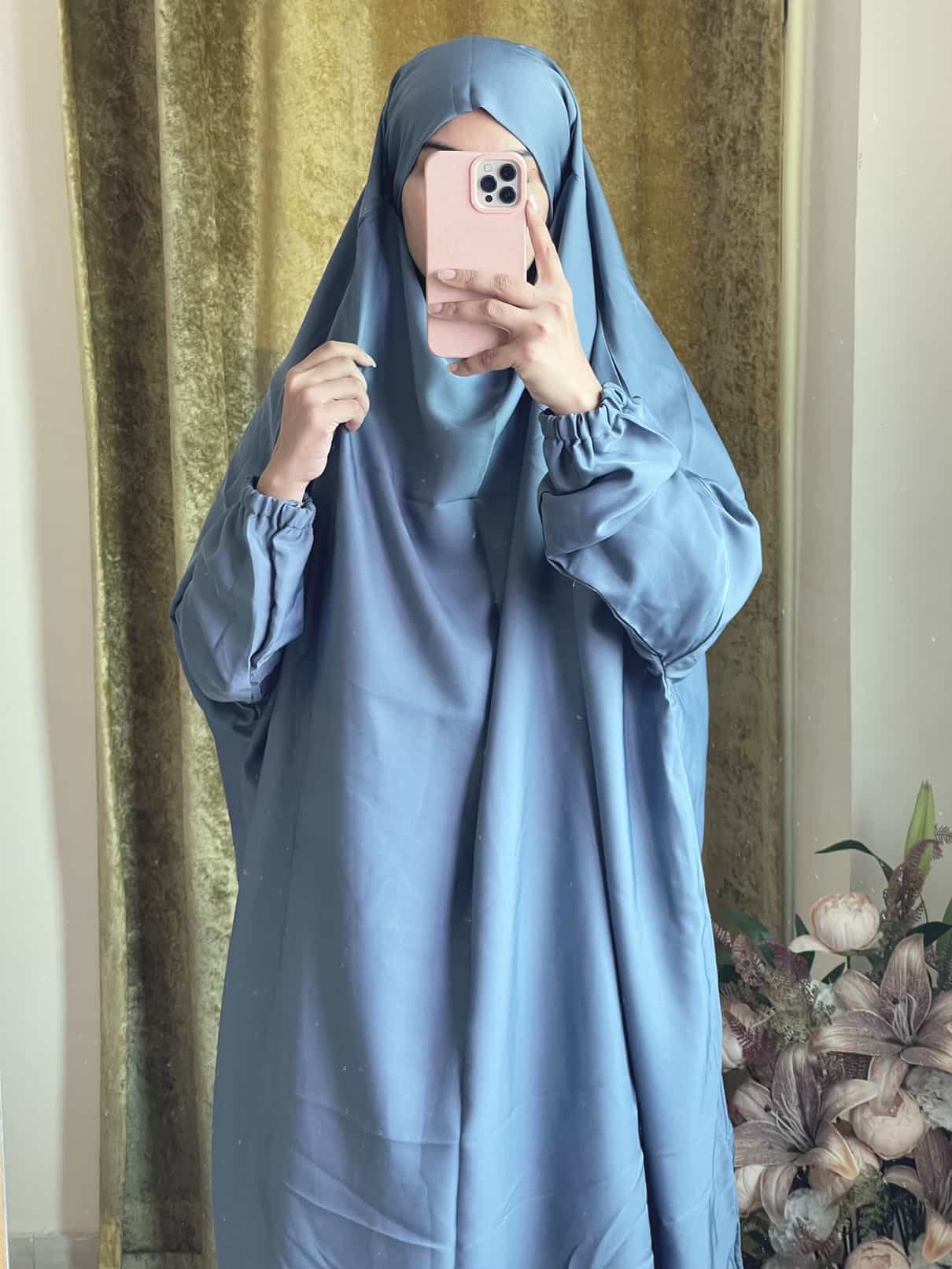 3 Piece Jilbab - Baby Blue