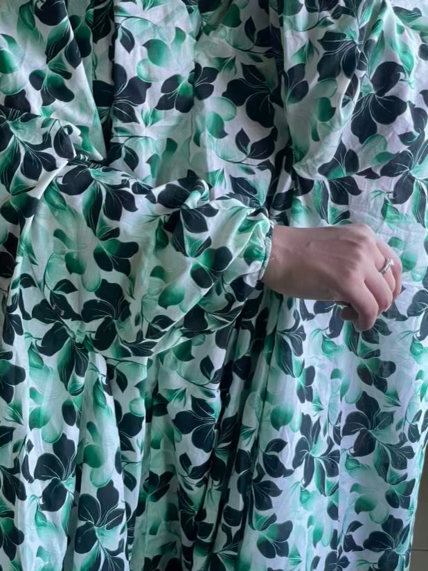 Full Coverage Namaz Chadar with Sleeves + Niqab (Pure Lawn)