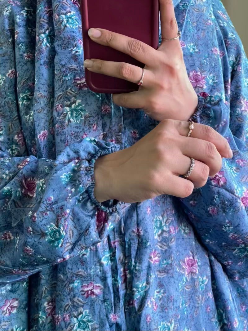 Full Coverage Namaz Chadar with Sleeves + Niqab (Mix Lawn)