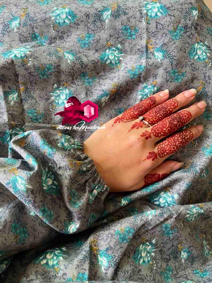 Full Coverage Namaz Chadar with Sleeves + Niqab (Mix Lawn)