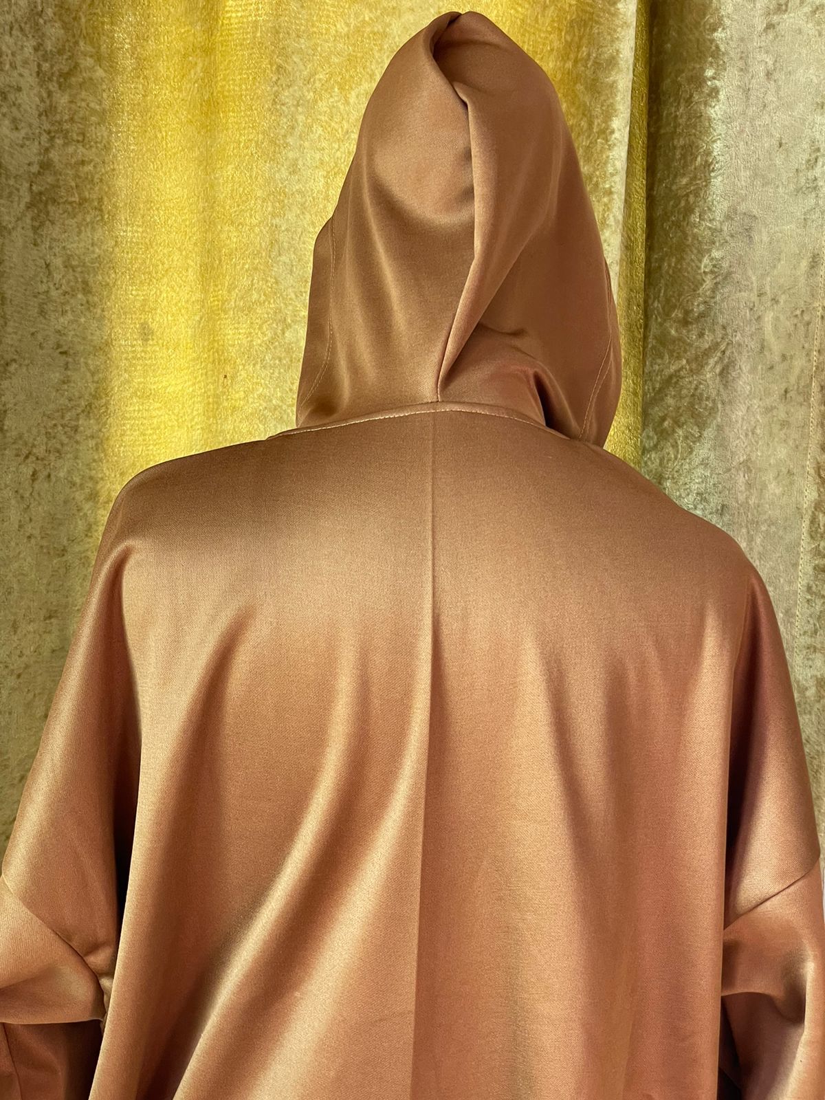 Hoodie Abaya (Gold Mustard)