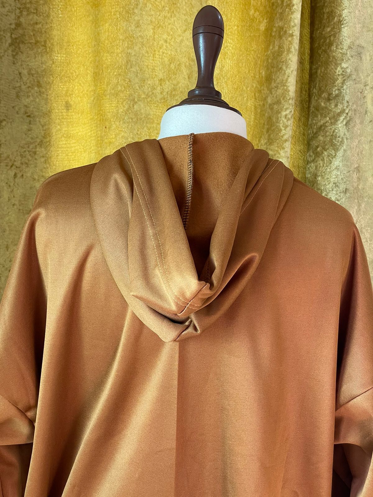 Hoodie Abaya (Gold Mustard)