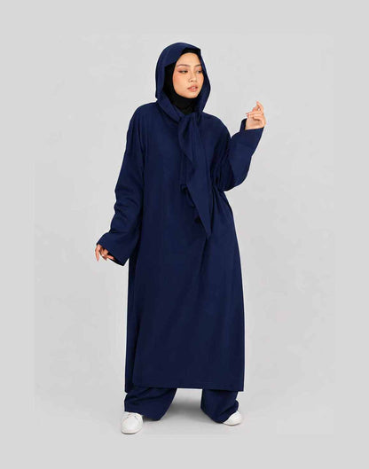 Active wear abaya (Shirt + Trouser + Attached scarf)