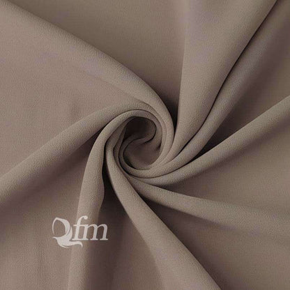 Chiffon Georgette - Biscuit Brown Attires For Muslimah