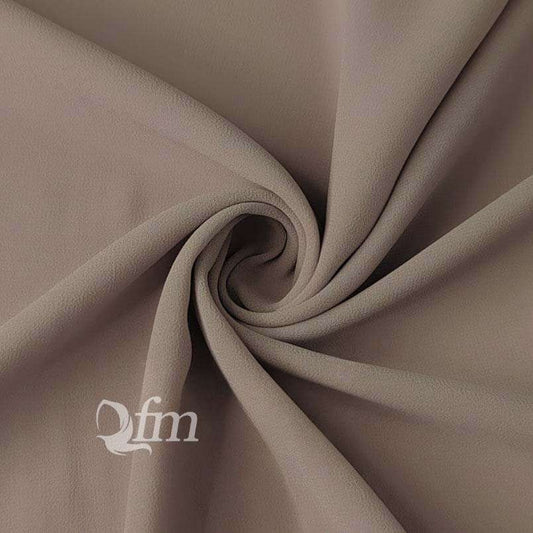 Chiffon Georgette - Biscuit Brown Attires For Muslimah
