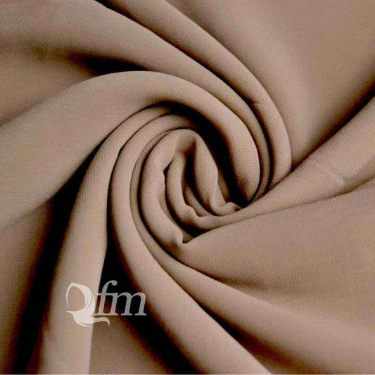 Chiffon Georgette - Brown Attires For Muslimah