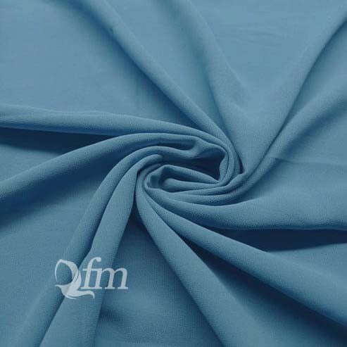 Chiffon Georgette - Horizon Blue Attires For Muslimah
