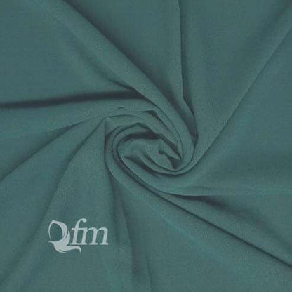 Chiffon Georgette - Light Teal Attires For Muslimah
