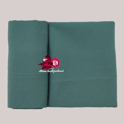 Chiffon Georgette - Light Teal Attires For Muslimah