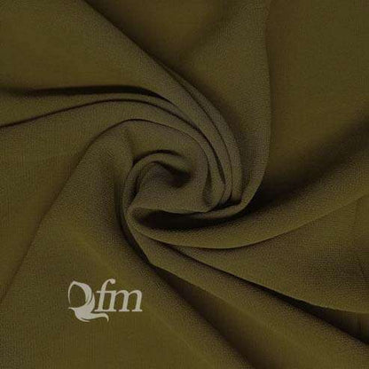 Chiffon Georgette - Olive Green Attires For Muslimah