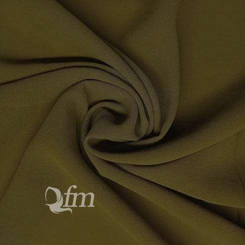 Chiffon Georgette - Olive Green Attires For Muslimah