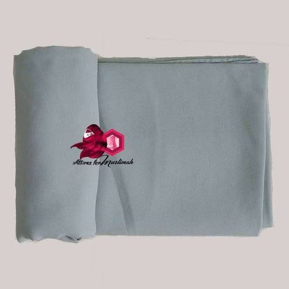 Chiffon Georgette - Pale Pista Attires For Muslimah