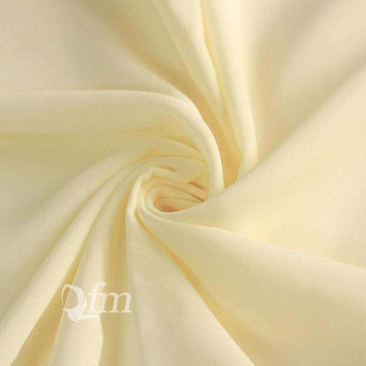 Chiffon Georgette - Pastel Cream Attires For Muslimah