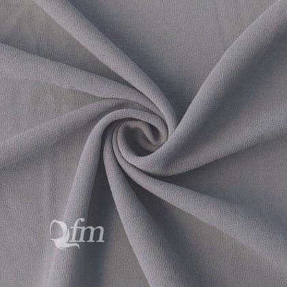 Chiffon Georgette - Pastel Grey Attires For Muslimah