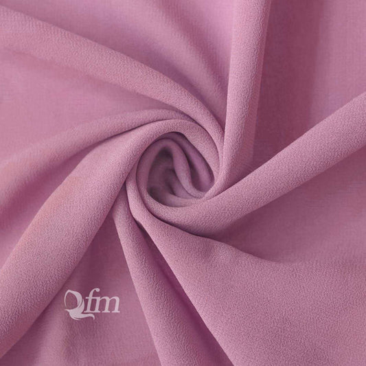 Chiffon Georgette - Pink Rose Attires For Muslimah