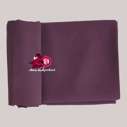 Chiffon Georgette - Rust Purple Attires For Muslimah