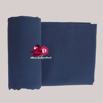 Chiffon Georgette - Teal Blue Attires For Muslimah