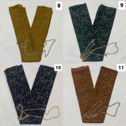 Chiffon Grid Attires For Muslimah