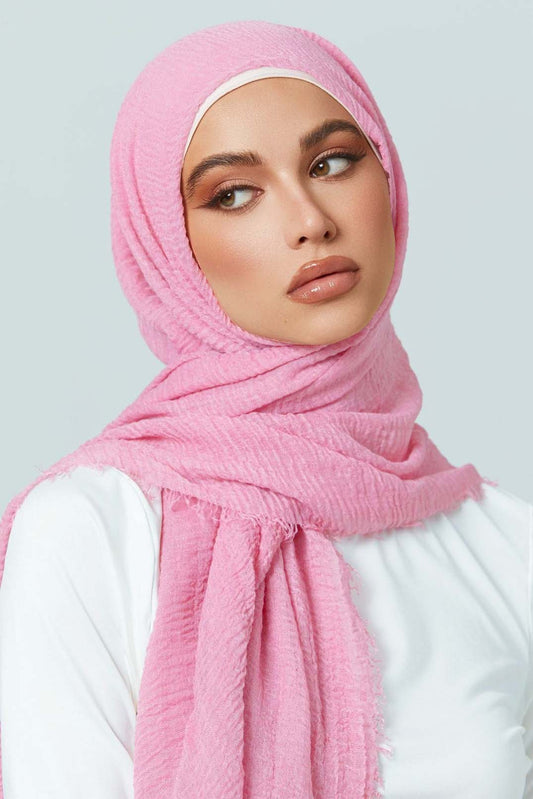 Crimps Viscose - Blush Pink Attires For Muslimah