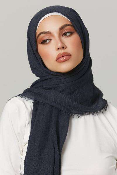 Crimps Viscose - Dark Grey Attires For Muslimah