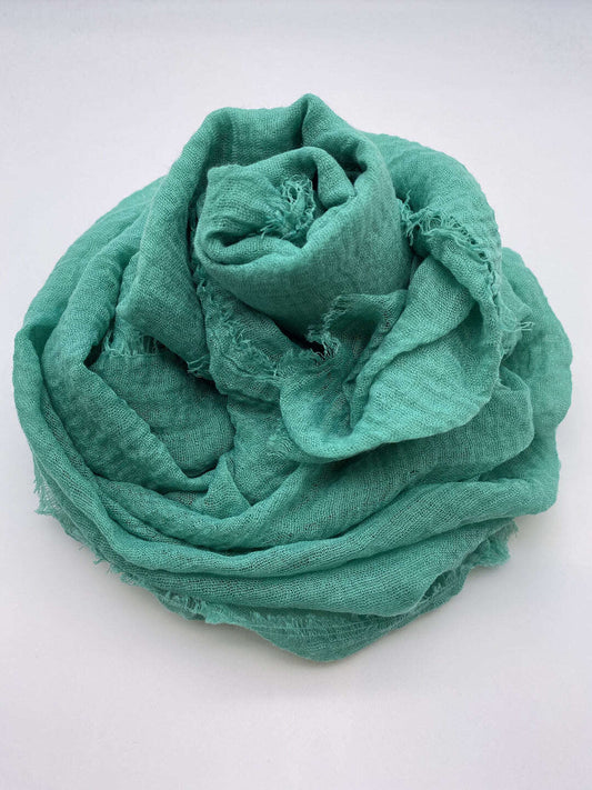 Crimps Viscose -Ocean Green Attires For Muslimah