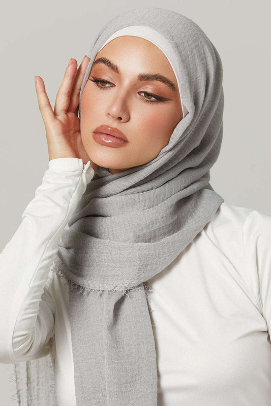 Crimps Viscose - Silver Attires For Muslimah
