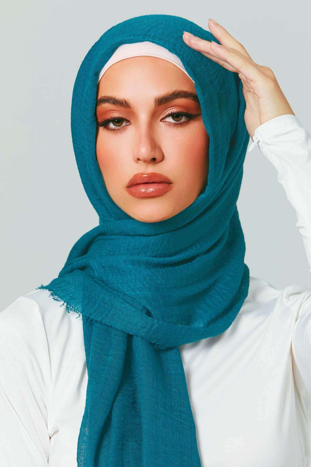 Crimps Viscose -Teal Green Attires For Muslimah