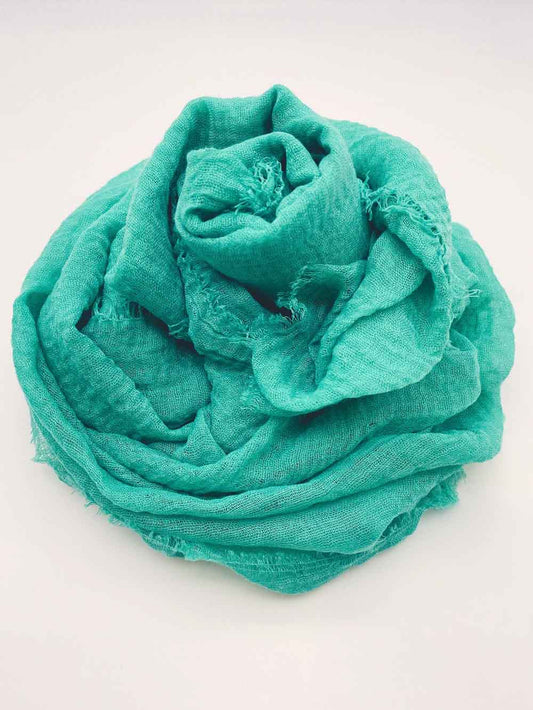 Crimps Viscose - Turqoise Attires For Muslimah