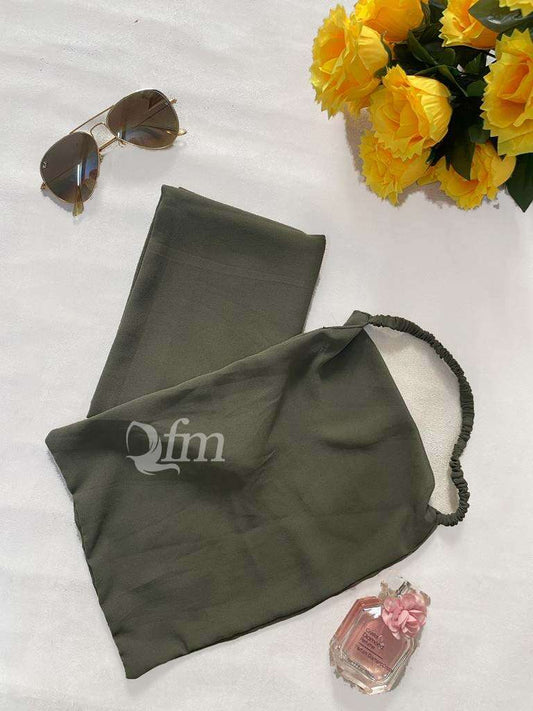 Dark Olive Set Attires For Muslimah
