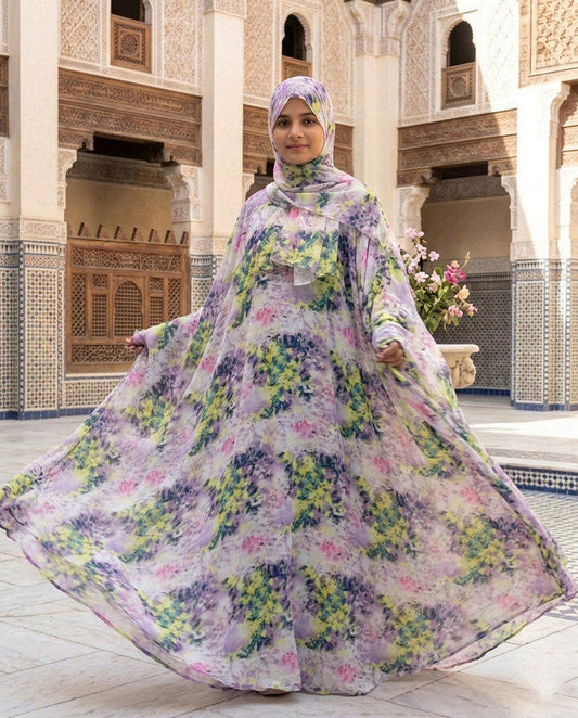 Flary Kaftan Abaya Attires For Muslimah