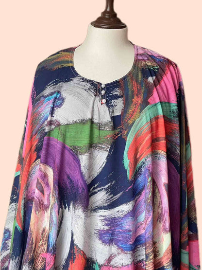 Flary Kaftan Abaya Attires For Muslimah