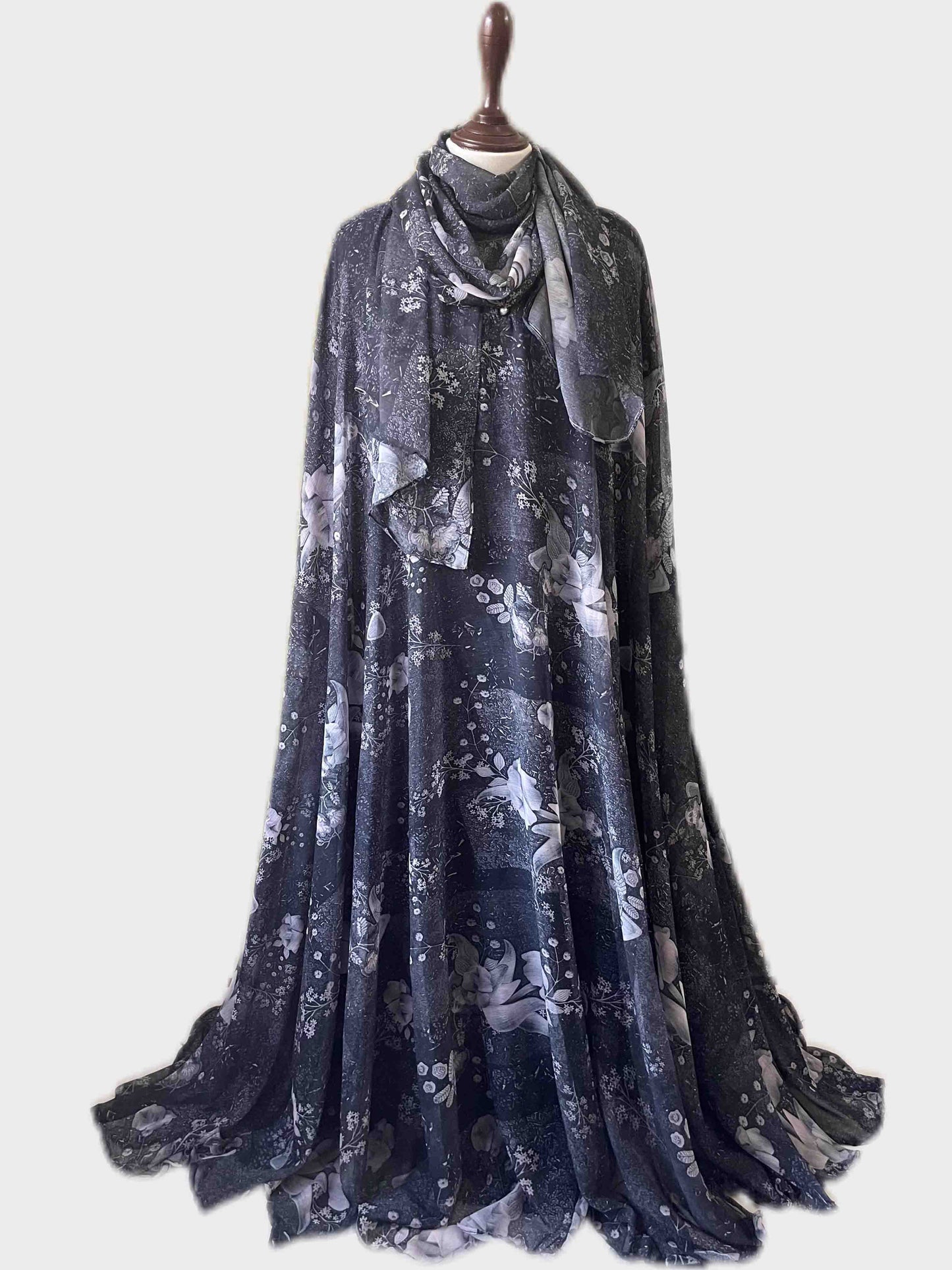 Flary Kaftan Abaya Attires For Muslimah