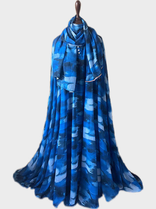 Flary Kaftan Abaya Attires For Muslimah
