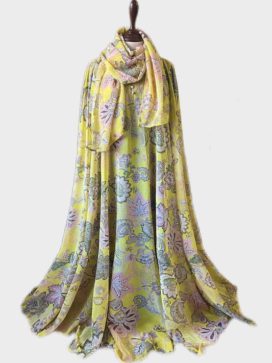 Flary Kaftan Abaya Attires For Muslimah