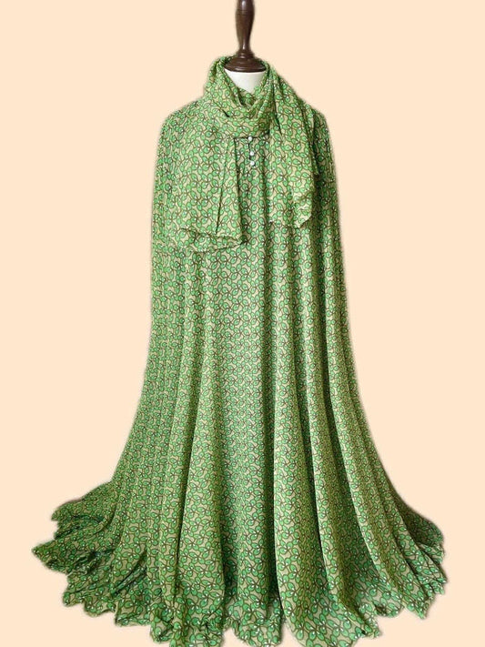 Flary Kaftan Abaya Attires For Muslimah