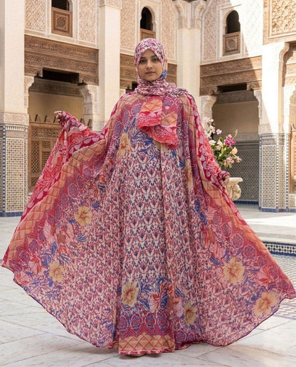 Flary Kaftan Abaya Attires For Muslimah