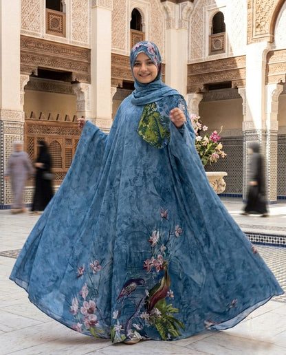 Flary Kaftan Abaya Attires For Muslimah