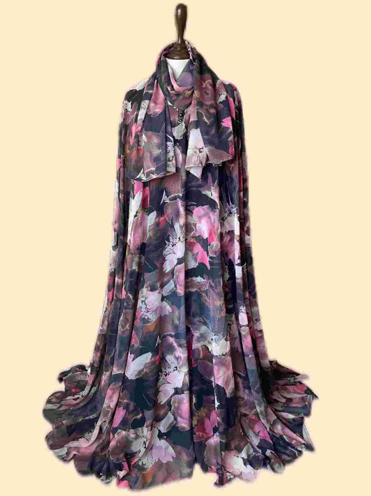 Flary Kaftan Abaya Attires For Muslimah