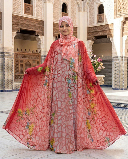 Flary Kaftan Abaya Attires For Muslimah