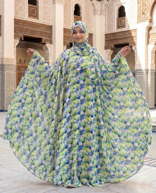 Flary Kaftan Abaya Attires For Muslimah