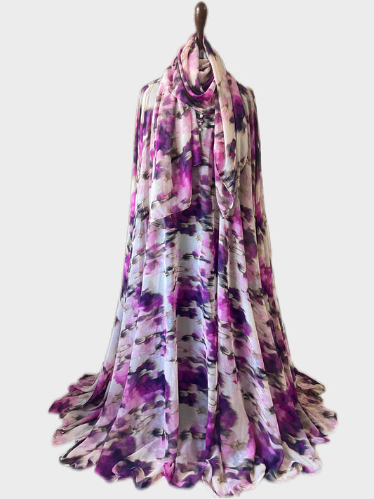 Flary Kaftan Abaya Attires For Muslimah