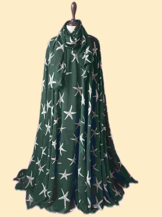 Flary Kaftan Abaya Attires For Muslimah