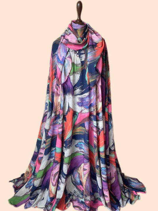 Flary Kaftan Abaya Attires For Muslimah