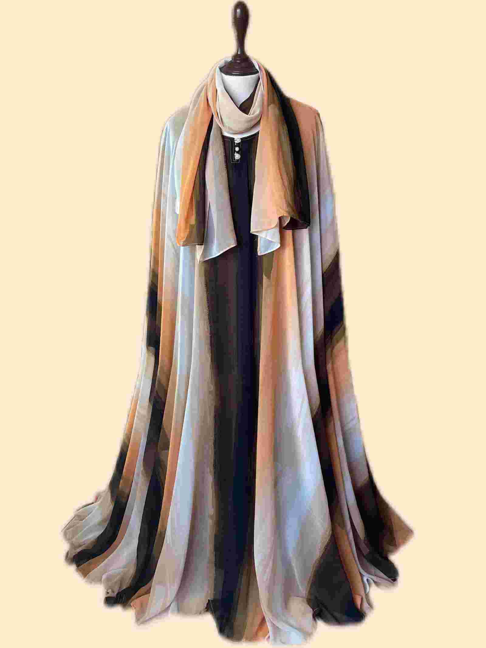 Flary Kaftan Abaya Attires For Muslimah