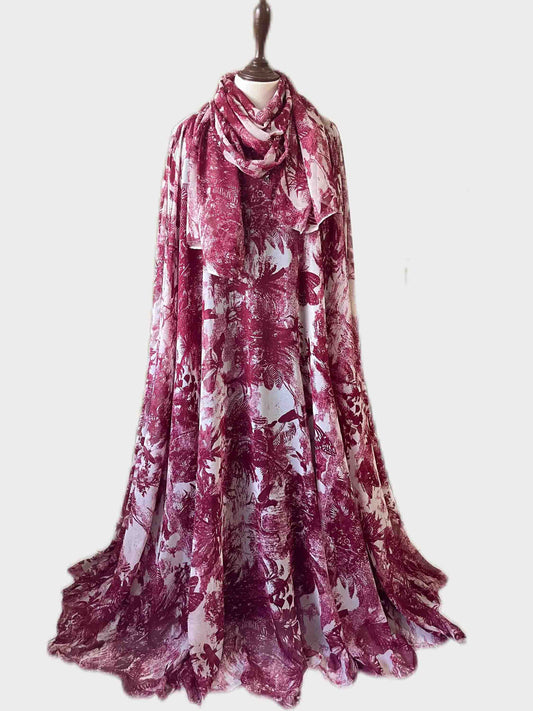 Flary Kaftan Abaya Attires For Muslimah