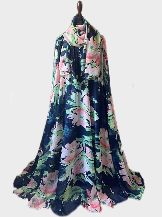 Flary Kaftan Abaya Attires For Muslimah