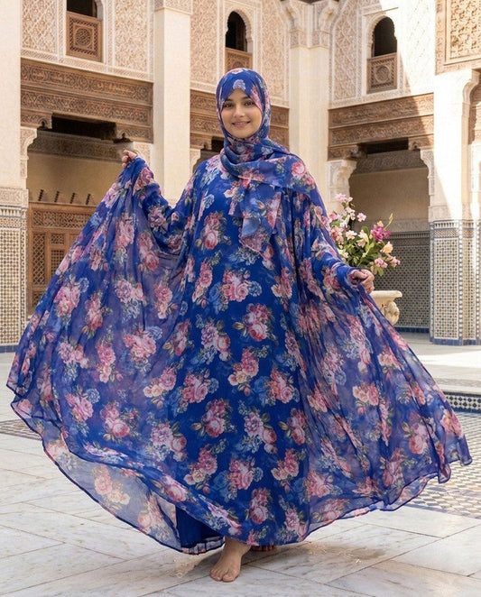 Flary Kaftan Abaya Attires For Muslimah