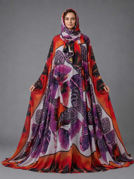 Flary Kaftan Abaya