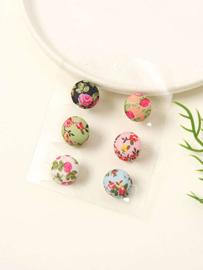 Floral Magnet Pins (1pc) Attires For Muslimah